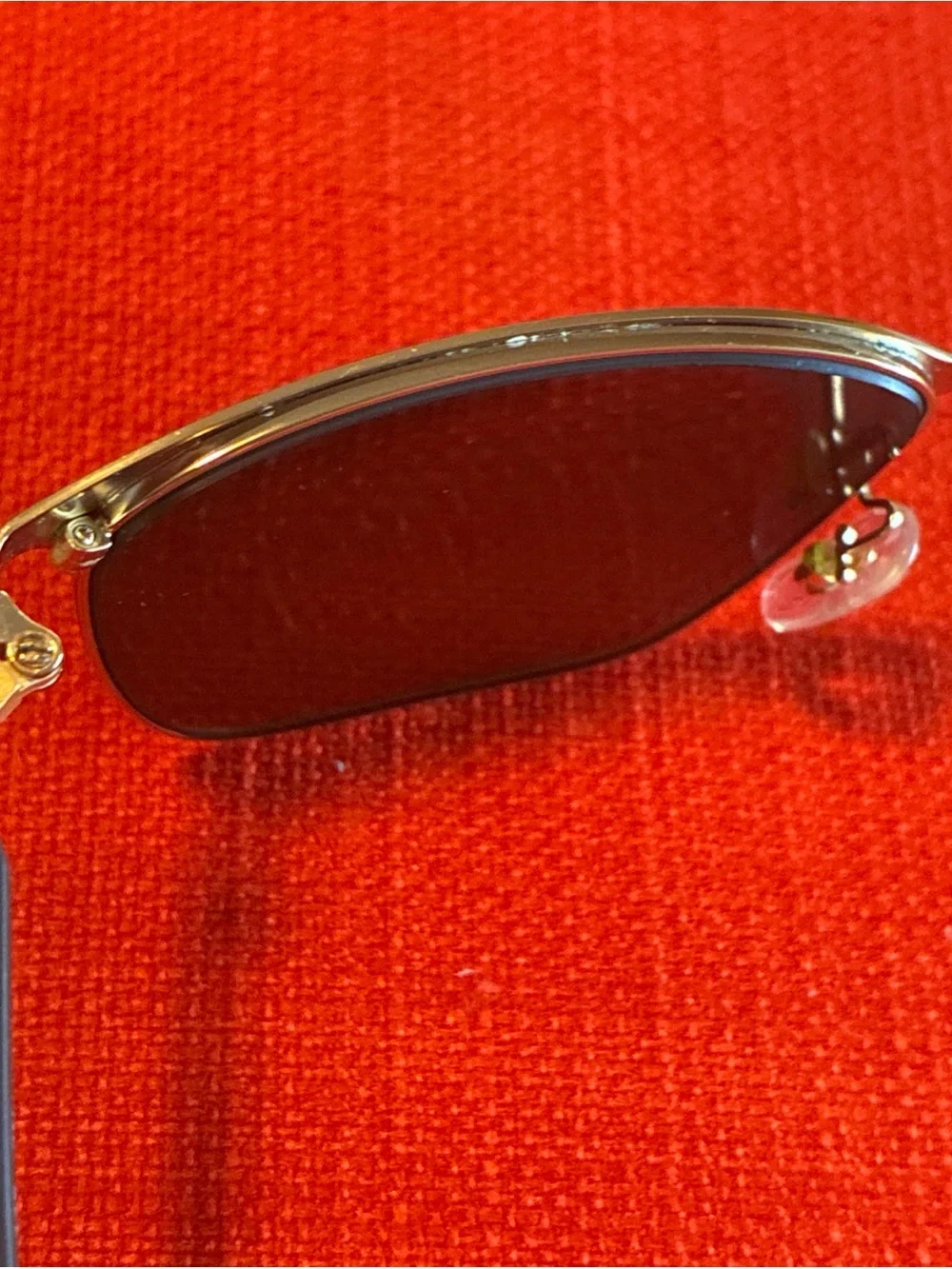 Ray-Ban RB3569 Men's Square Sunglasses Black Frame Gold Black